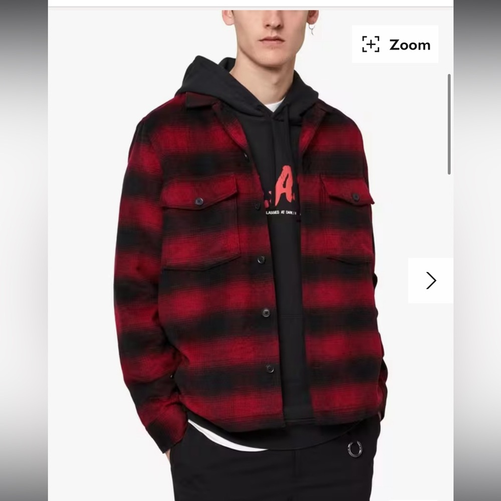 ALL SAINTS BETHUNE CHECK SHIRT